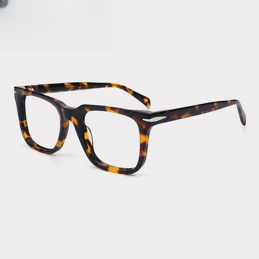 Unisex Square Full Rim Acetate Prescription Glasses Gxyj1542 — view 1 | Rx Spectacle