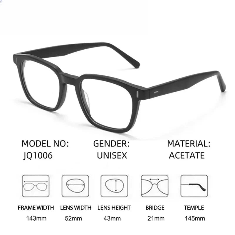 Men's Browline Full Rim Acetate Prescription Glasses 691006 — view 2 | Rx Spectacle