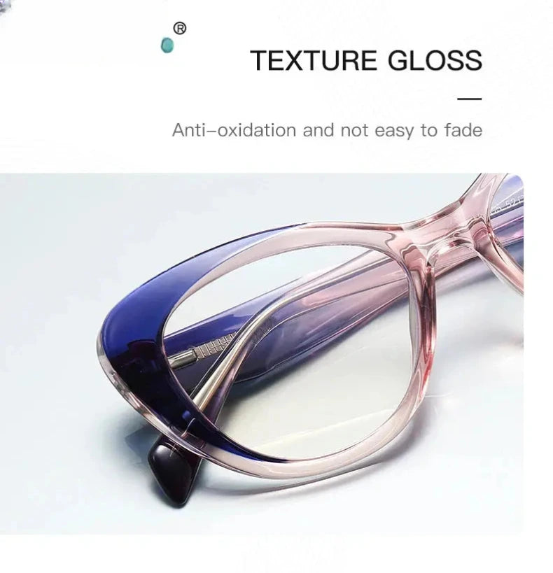 Women's Cat Eye Full Rim TR90 Reading Glasses 2165 — view 6 | Rx Spectacle