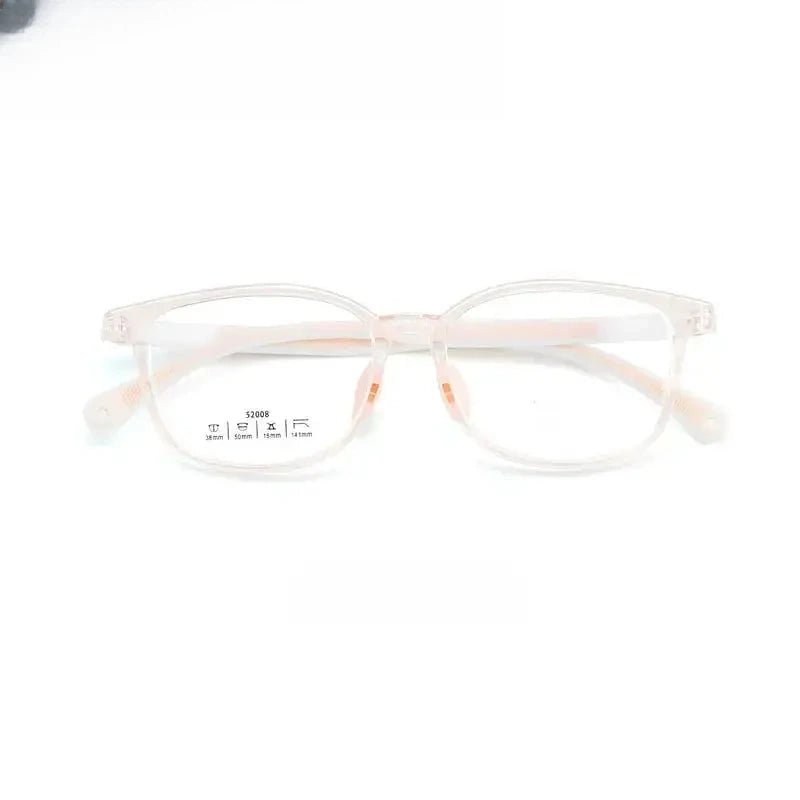Unisex Square Full Rim Titanium Prescription Glasses 6520 — view 5 | Rx Spectacle