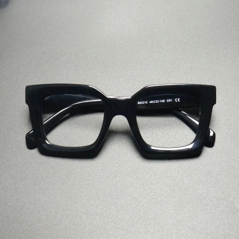 Unisex Square Full Rim Acetate Prescription Glasses Gxyj156 — view 1 | Rx Spectacle