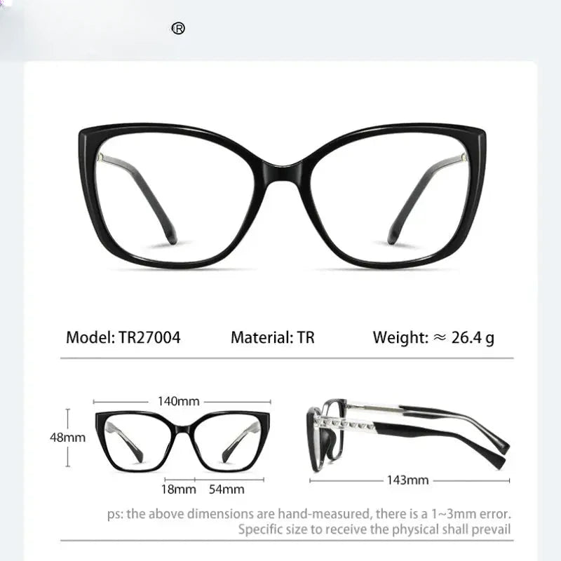 Women's Cat Eye Full Rim TR90 Reading Glasses 327004 — view 2 | Rx Spectacle
