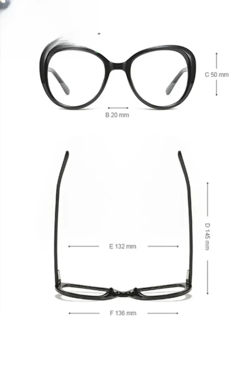 Women's Cat Eye Full Rim Acetate Prescription Glasses 420131 — view 2 | Rx Spectacle