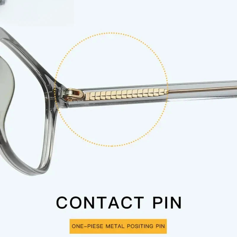 Unisex Square Full Rim Titanium Reading Glasses 2082 — view 3 | Rx Spectacle