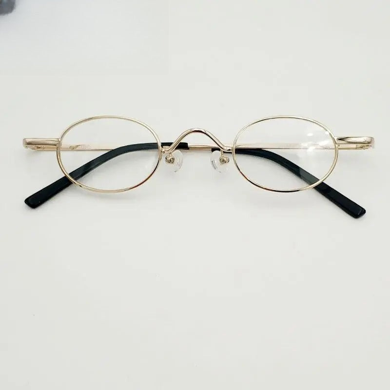 Unisex Round Full Rim Alloy Prescription Glasses Y035 — view 1 | Rx Spectacle