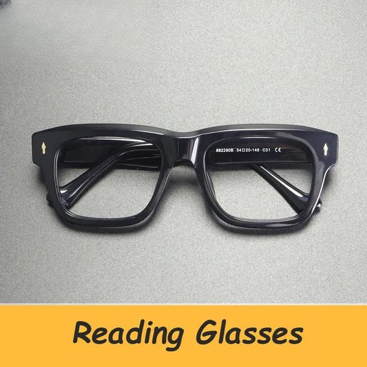 Unisex Square Full Rim Acetate Oversized Reading Glasses 882290 — view 1 | Rx Spectacle
