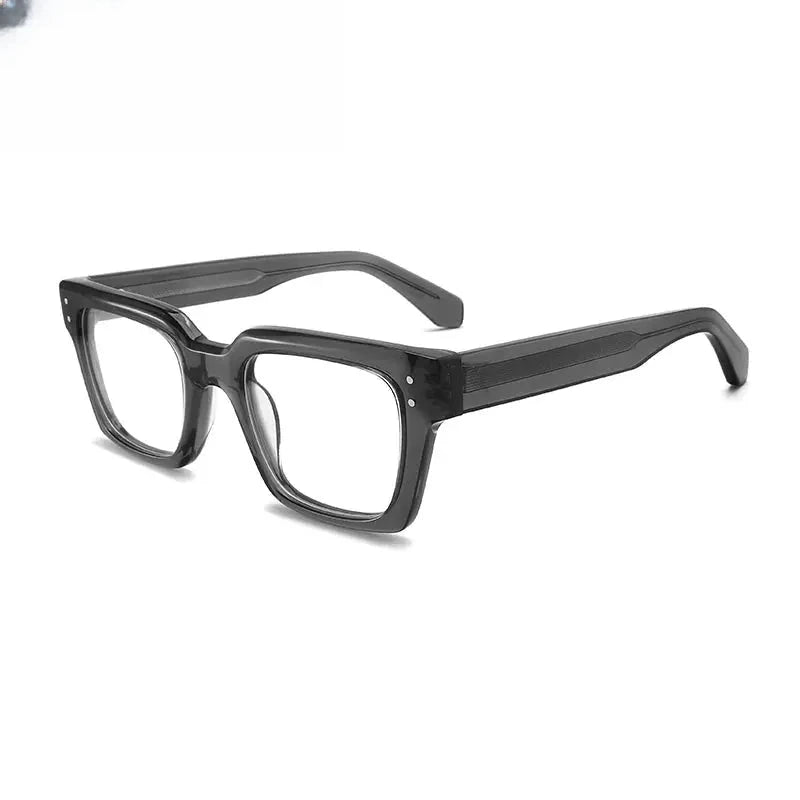 Unisex Square Full Rim Acetate Prescription Glasses Gxyj1565 — view 4 | Rx Spectacle