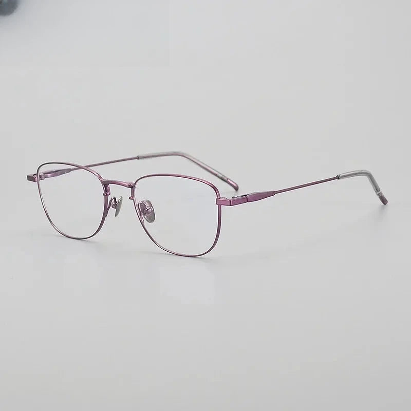 Unisex Polygon Full Rim Titanium Prescription Glasses 887465 — view 3 | Rx Spectacle