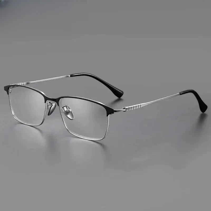 Men's Browline Full Rim Titanium Prescription Glasses 885941 — view 4 | Rx Spectacle