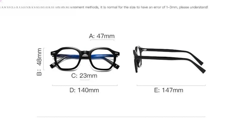 Women's Square Full Rim Titanium Reading Glasses 2095 — view 14 | Rx Spectacle