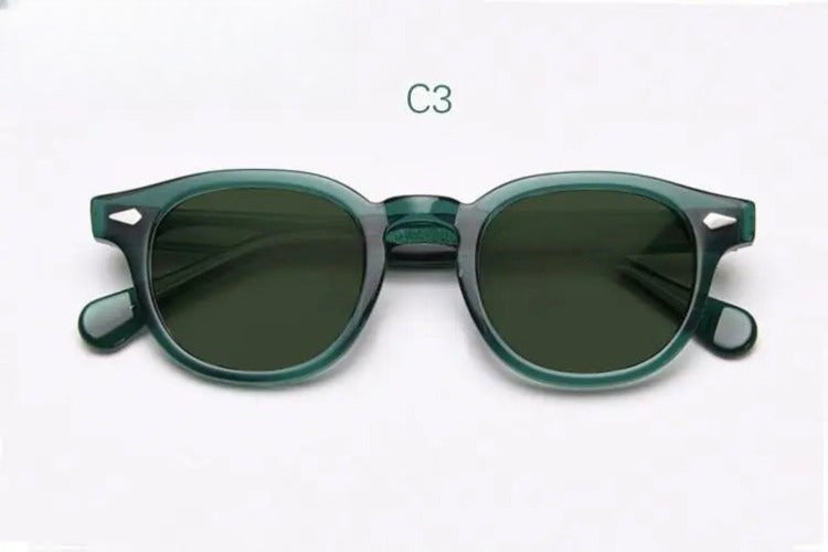Unisex Round Full Rim Acetate Prescription Glasses 21021 — view 6 | Rx Spectacle