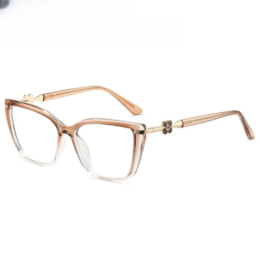 Women's Cat Eye Full Rim TR90 Prescription Glasses 883004 — view 3 | Rx Spectacle