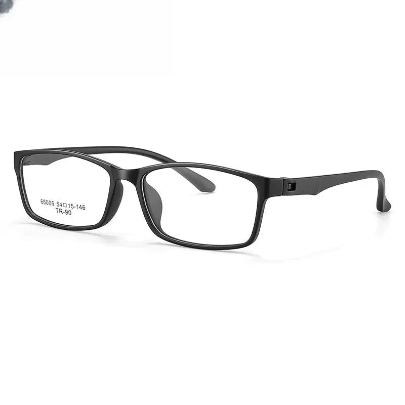 Unisex Square Full Rim Titanium Prescription Glasses 966006 — view 6 | Rx Spectacle