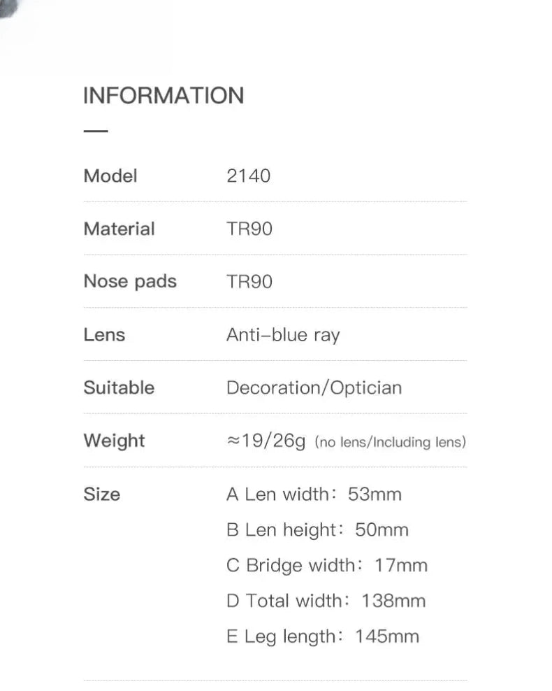 Unisex Polygon Full Rim Acetate Reading Glasses 2140 — view 13 | Rx Spectacle