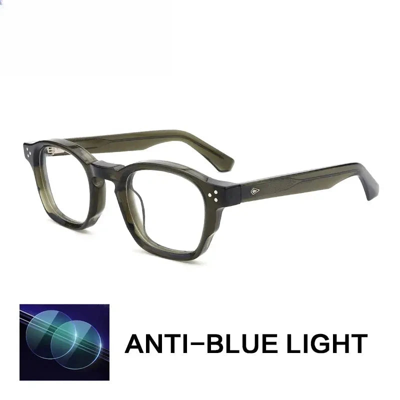 Unisex Oval Full Rim Acetate Reading Glasses G66302 — view 6 | Rx Spectacle