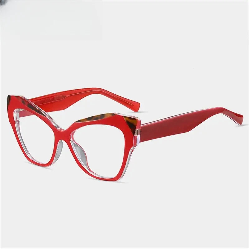 Women's Cat Eye Full Rim Acetate Prescription Glasses 87288 — view 2 | Rx Spectacle