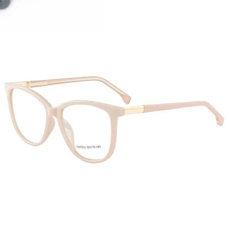 Women's Square Full Rim Titanium Prescription Glasses 87004 — view 5 | Rx Spectacle