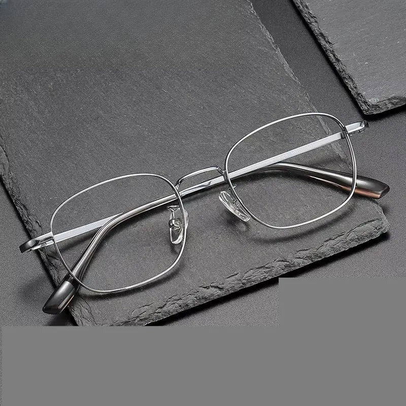 Women's Polygon Full Rim Titanium Prescription Glasses 124210 — view 1 | Rx Spectacle