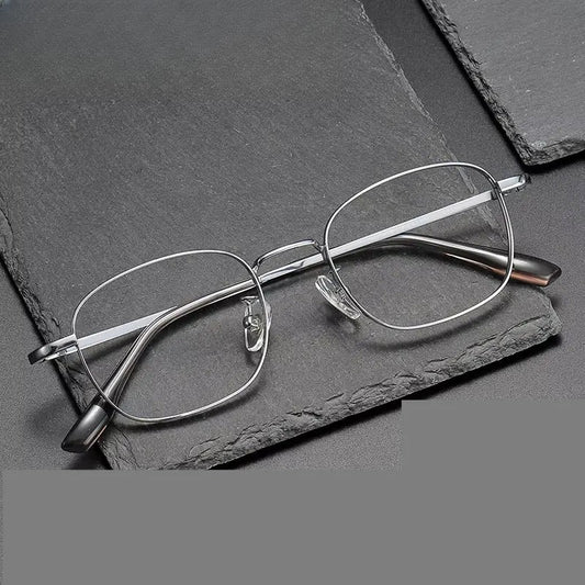 Women's Polygon Full Rim Titanium Prescription Glasses 124210 — view 1 | Rx Spectacle