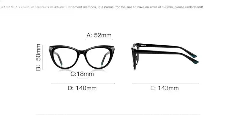 Women's Cat Eye Full Rim TR90 Reading Glasses 2149 — view 14 | Rx Spectacle