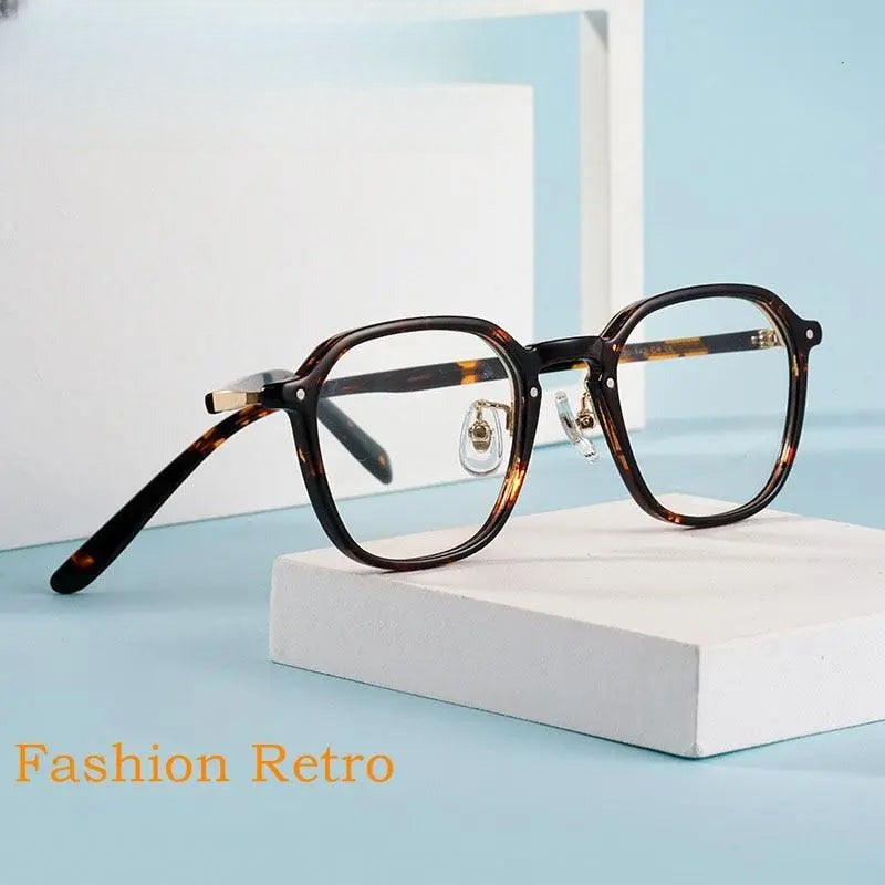 Unisex Oval Full Rim Acetate Prescription Glasses KBT98C51 — view 1 | Rx Spectacle