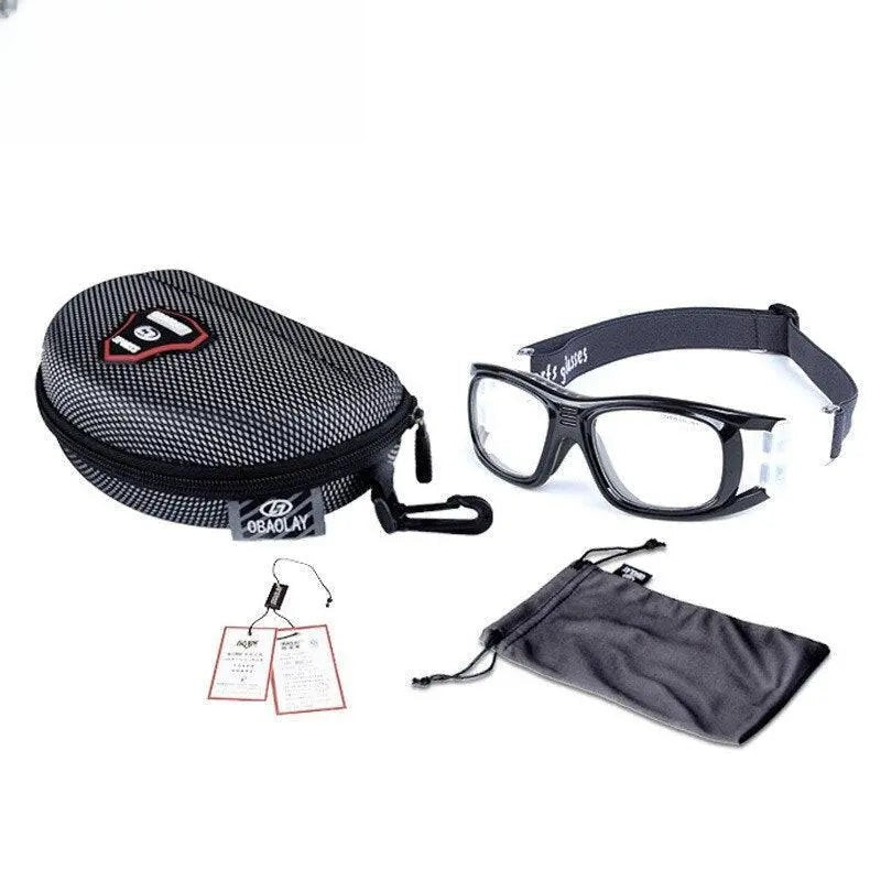 Unisex Square Full Rim Acetate Sports Glasses 0847 — view 7 | Rx Spectacle