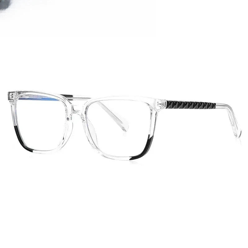 Women's Square Full Rim Titanium Prescription Glasses 213544 — view 6 | Rx Spectacle