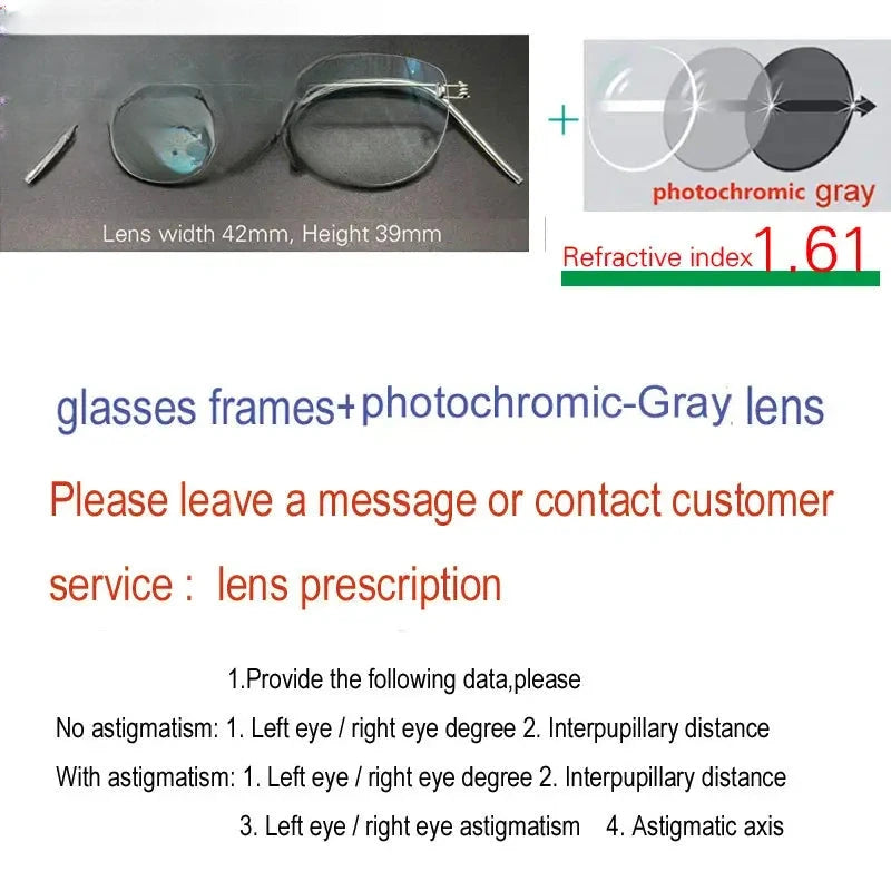 Unisex Oval Rimless Stainless Steel Screwless Prescription Glasses 313533 — view 13 | Rx Spectacle
