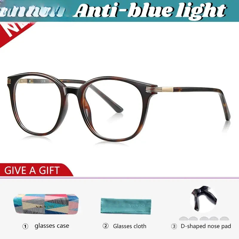 Unisex Round Full Rim TR90 Reading Glasses 77216 — view 4 | Rx Spectacle