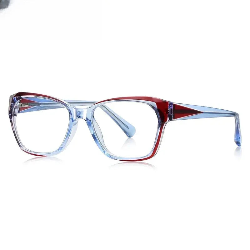 Women's Cat Eye Full Rim Titanium Prescription Glasses 474006 — view 6 | Rx Spectacle