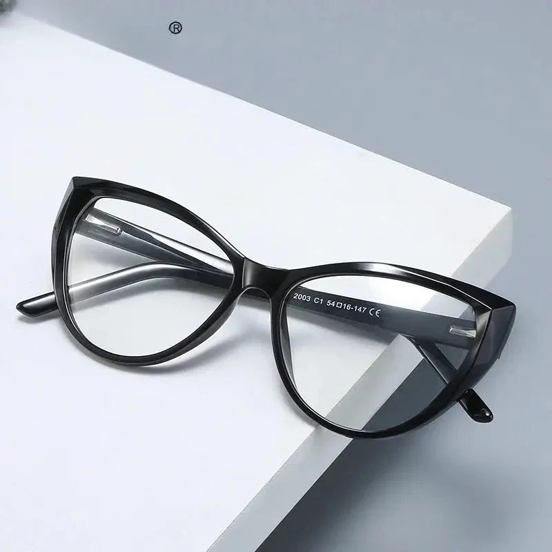 Women's Cat Eye Full Rim Titanium Prescription Glasses 2003 — view 8 | Rx Spectacle