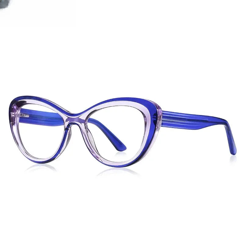 Women's Cat Eye Full Rim TR90 Reading Glasses 2173 — view 9 | Rx Spectacle