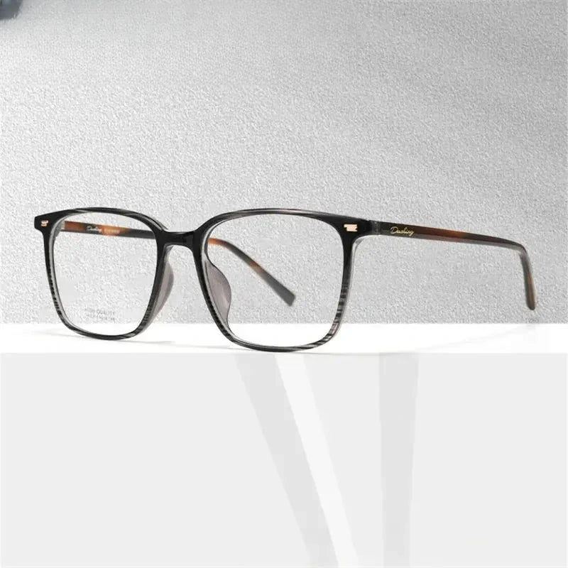 Unisex Square Full Rim Titanium Prescription Glasses 611038 — view 1 | Rx Spectacle