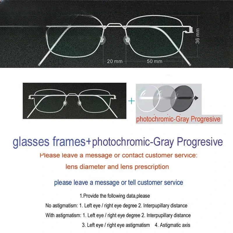 Unisex Oval Full Rim Stainless Steel Screwless Prescription Glasses 61425 — view 29 | Rx Spectacle