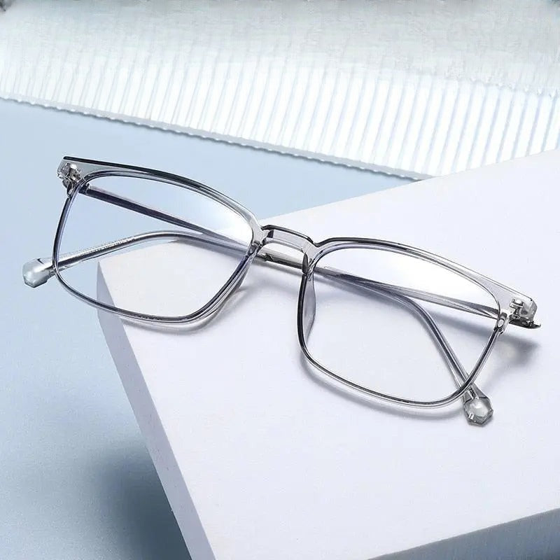 Unisex Square Full Rim TR90 Prescription Glasses 81250 — view 1 | Rx Spectacle