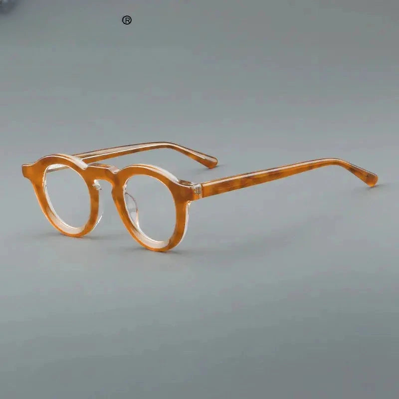 Women's Round Full Rim Acetate Reading Glasses 623107 — view 3 | Rx Spectacle