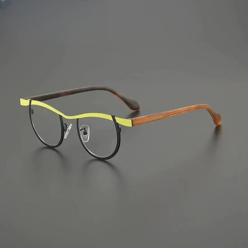 Women's Oval Full Rim Titanium Prescription Glasses G85884 — view 8 | Rx Spectacle