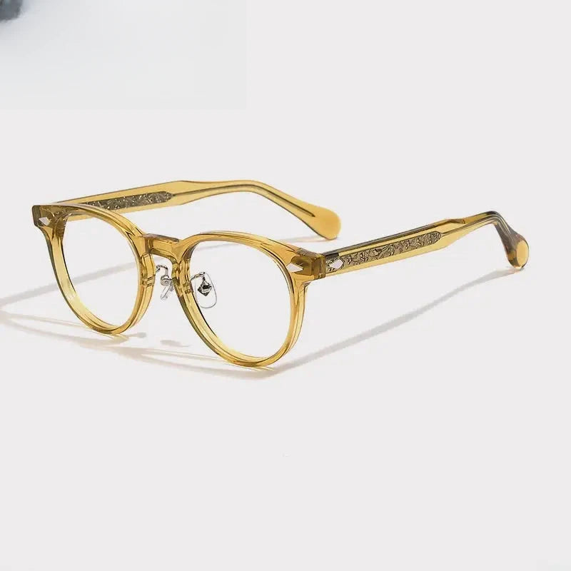Unisex Square Full Rim Acetate Prescription Glasses G1519 — view 1 | Rx Spectacle