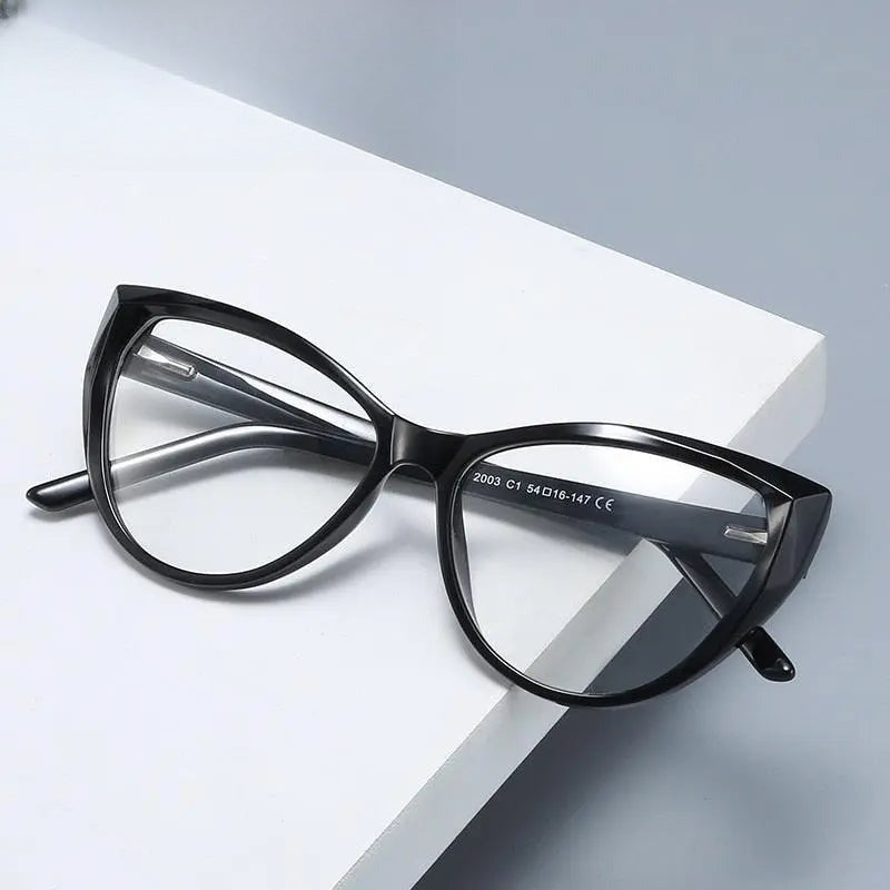 Women's Cat Eye Full Rim TR90 Prescription Glasses 2003 — view 1 | Rx Spectacle