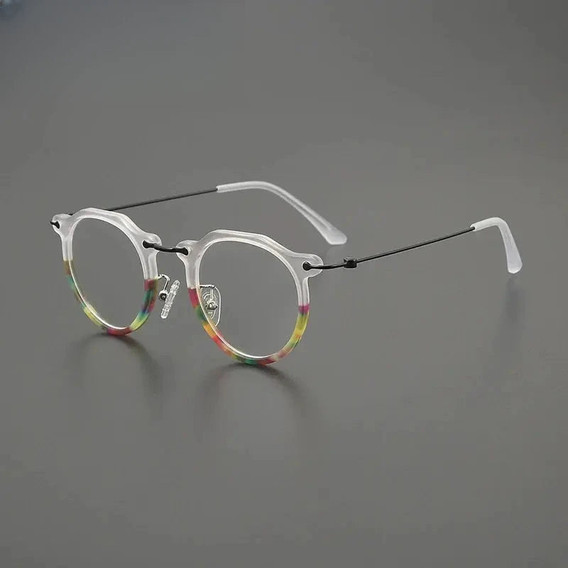 Unisex Square Full Rim Titanium Prescription Glasses G85905 — view 4 | Rx Spectacle