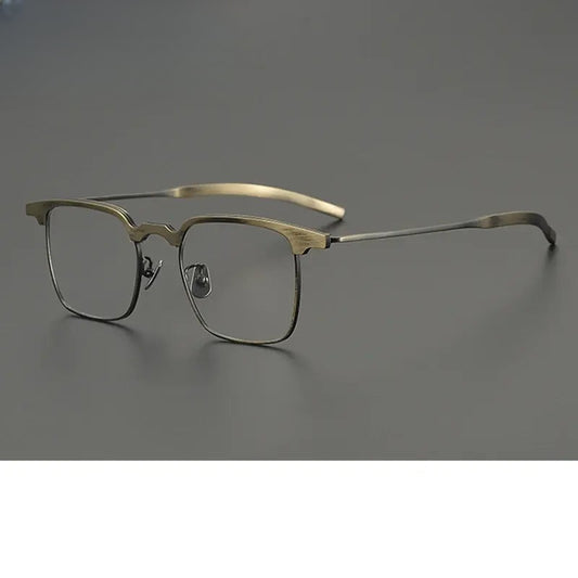 Women's Browline Full Rim Titanium Prescription Glasses 785860 — view 1 | Rx Spectacle