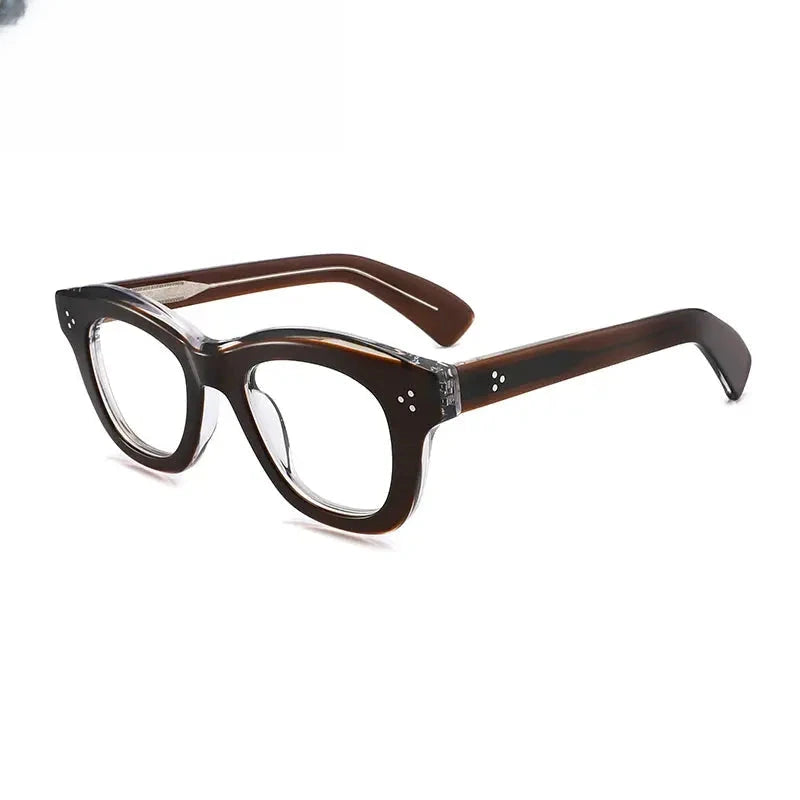 Unisex Cat Eye Full Rim Acetate Prescription Glasses Gx1563 — view 4 | Rx Spectacle