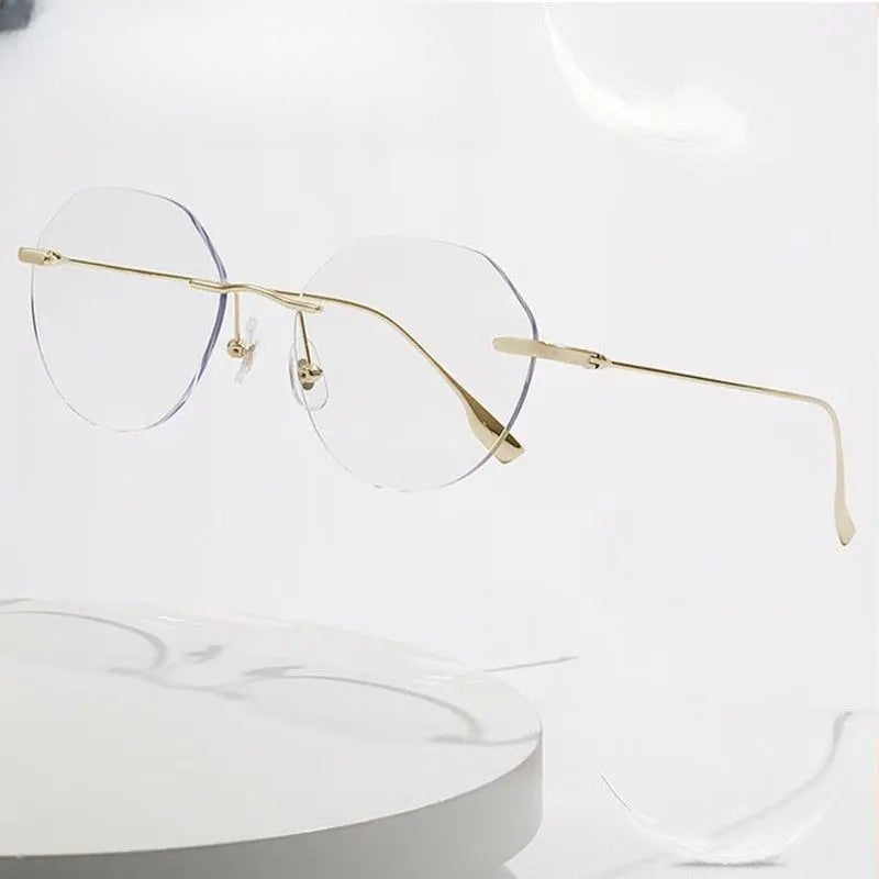 Men's Rimless Titanium Prescription Glasses 121214 — view 1 | Rx Spectacle