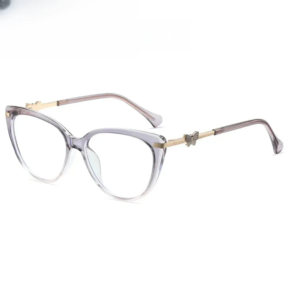 Women's Cat Eye Full Rim TR90 Prescription Glasses 823005 — view 5 | Rx Spectacle