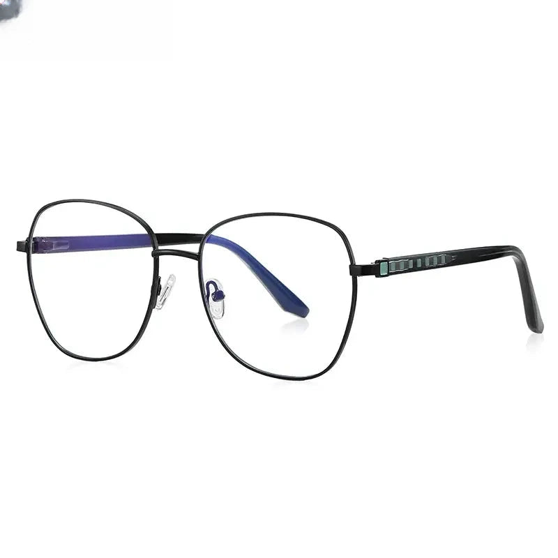 Unisex Butterfly Full Rim Stainless Steel Reading Glasses 3063 — view 10 | Rx Spectacle