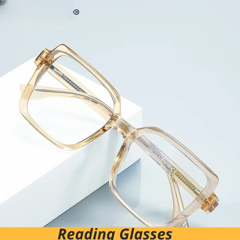 Women's Square Full Rim TR90 Reading Glasses 392280 — view 1 | Rx Spectacle