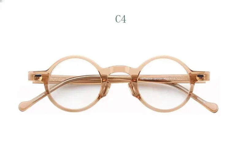 Women's Round Full Rim Acetate Prescription Glasses 13628 — view 8 | Rx Spectacle