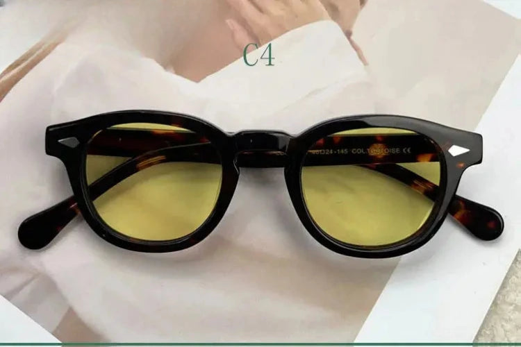 Women's Oval Full Rim Acetate Prescription Glasses Y4638 — view 13 | Rx Spectacle