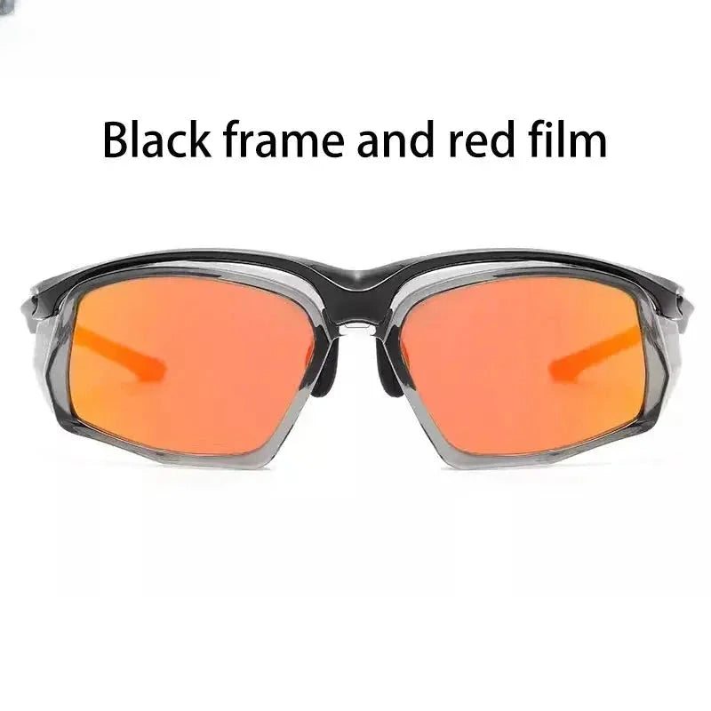 Unisex Square Full Rim TR90 Sports Glasses — view 12 | Rx Spectacle