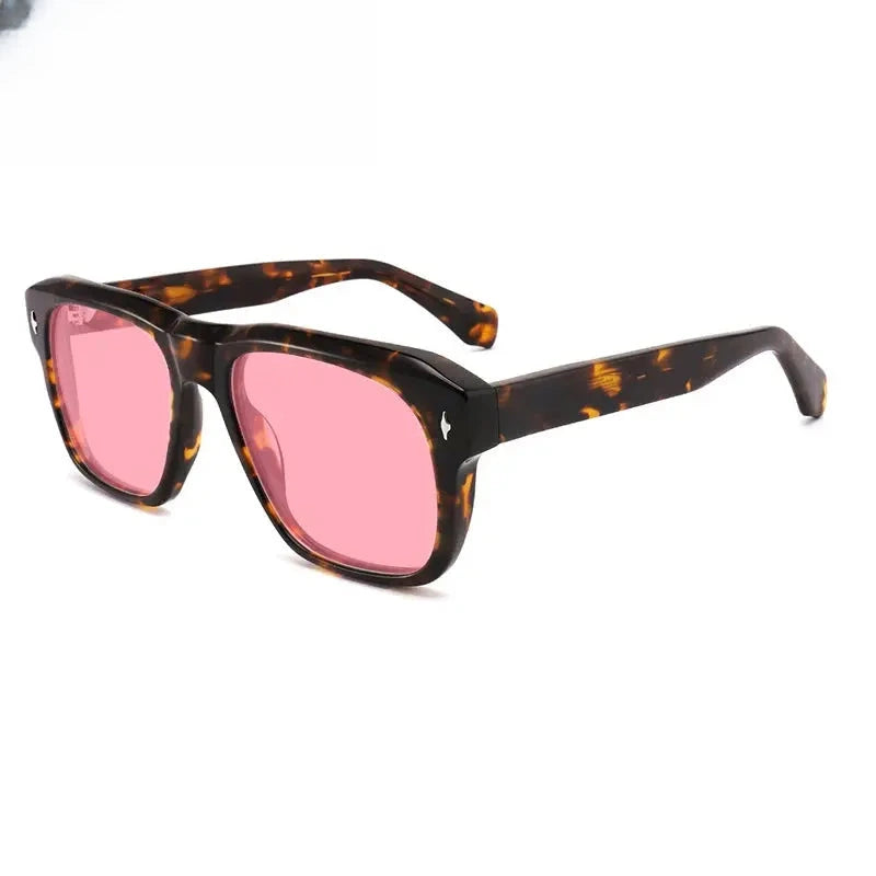 Unisex Square Full Rim Acetate Prescription Glasses Mo16 — view 19 | Rx Spectacle